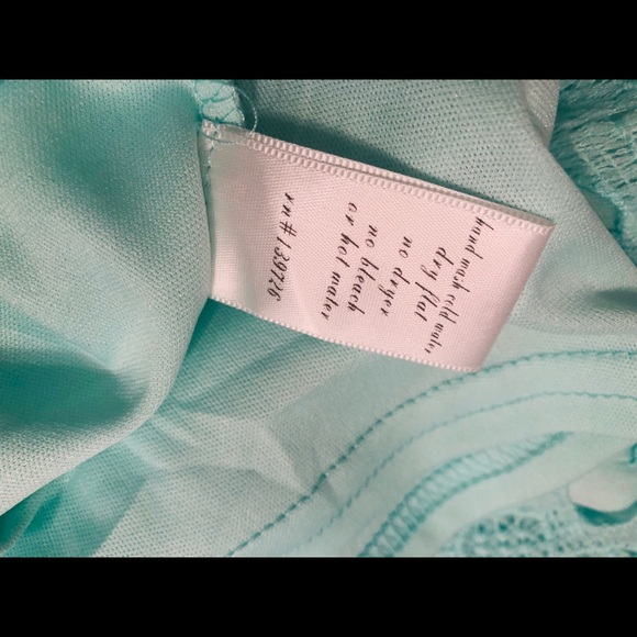 Alya S strapless lace dress, Francesca’s. AQUA - Picture 2 of 5